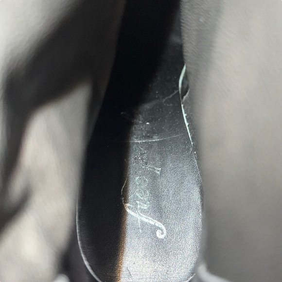 Free People Double Stack Black Patent Leather Platform Boots Size EU 39.5 NWOB - Picture 7 of 11